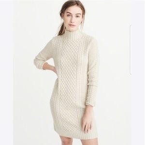 Abercrombie & Fitch tan Sweater Dress